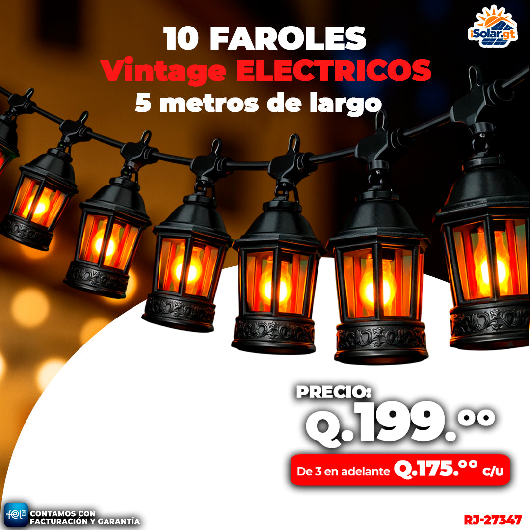 Faroles Electricos Vintage 💥