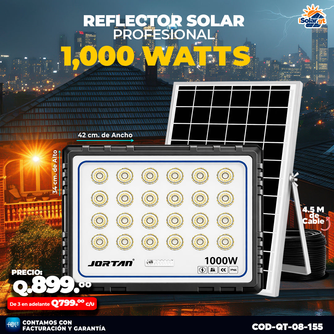 ☀️ Reflectores Solares Profesionales Jortan ☀️