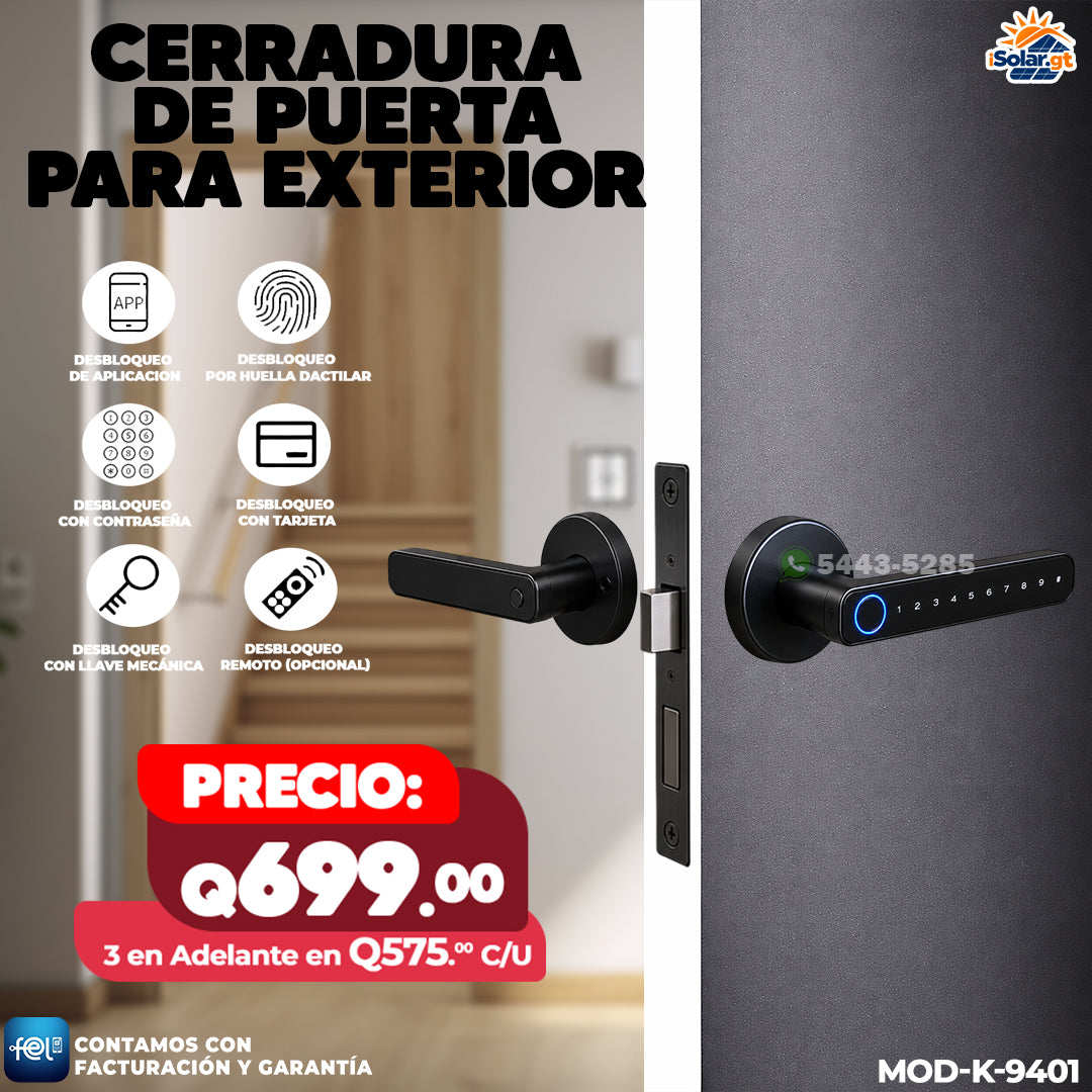🔐 Cerradura Inteligente MOD. K-9401