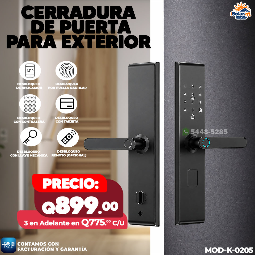 🔐 Cerradura Inteligente MOD. K-0205