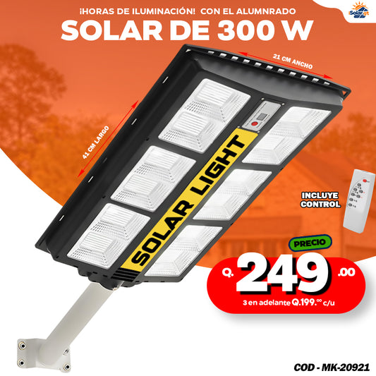 Alumbrados Solares de 300 w