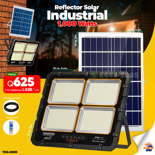 Reflecto Solar Industrial led de 1,000 watts