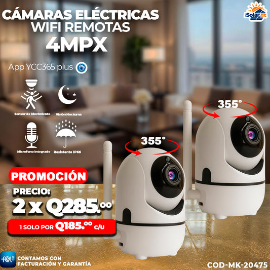 Cámaras Électricas Remotas Wifi 🤖🎥