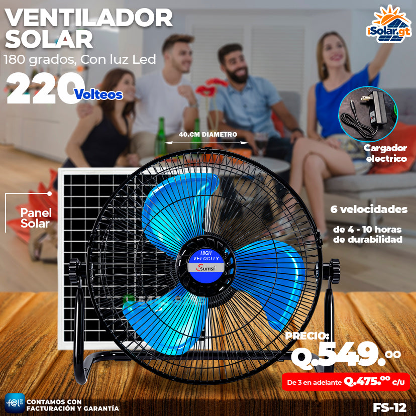 Ventilador Solar  🌬️