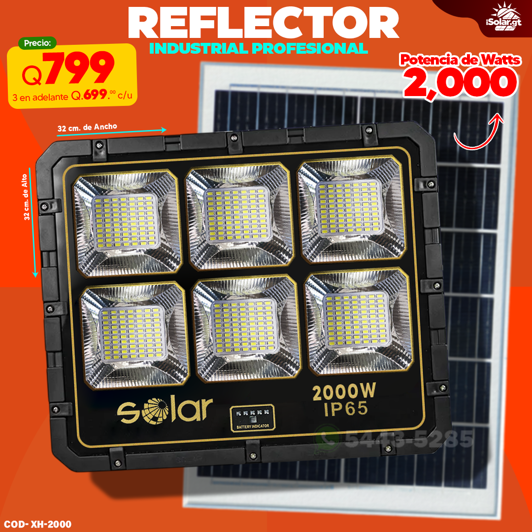 Reflecot Industrial Profecional 2000 watts