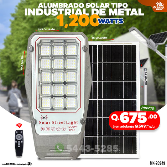 Alumbrado Solar tipo de metal