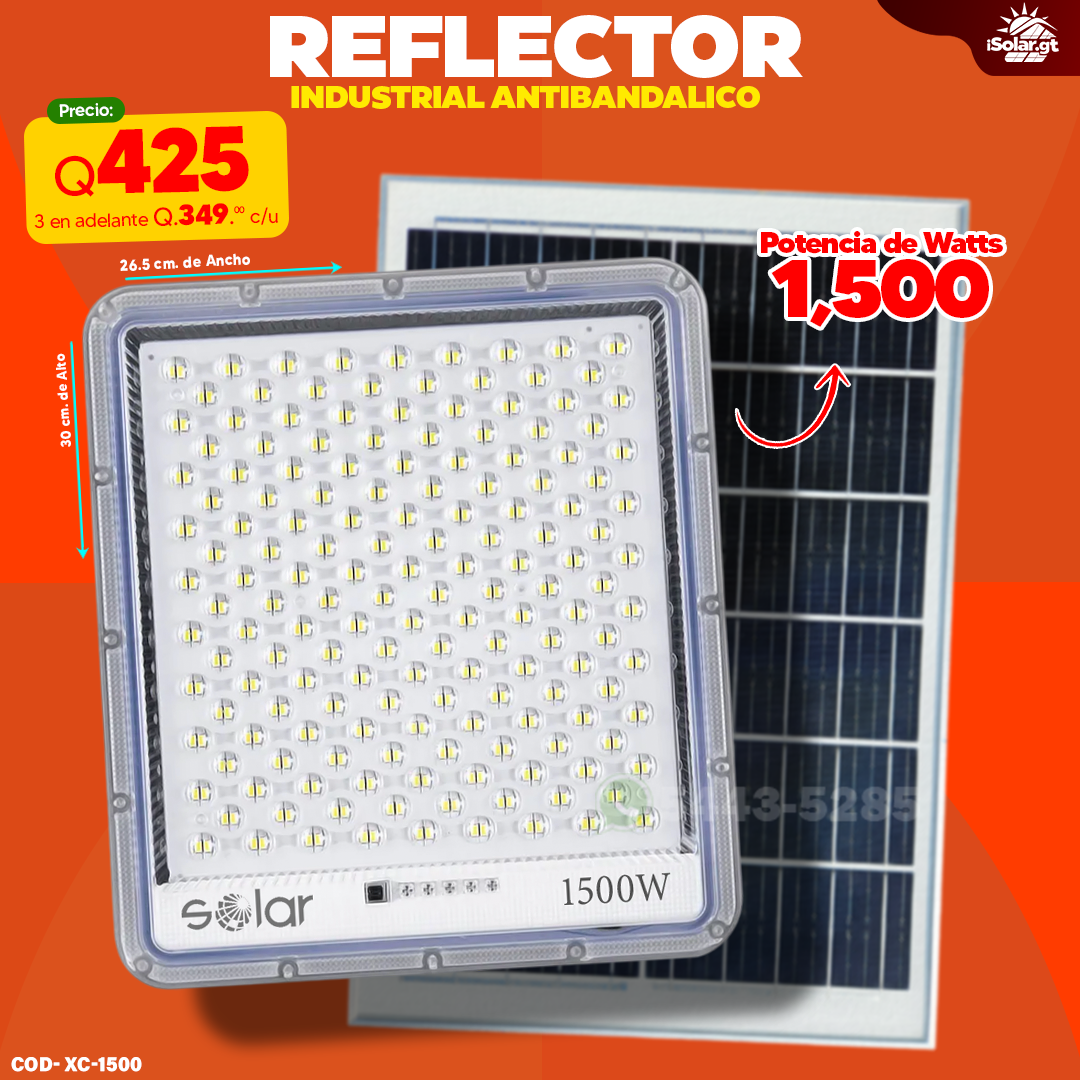 Reflecot Industrial Antibandalico 1500 watts