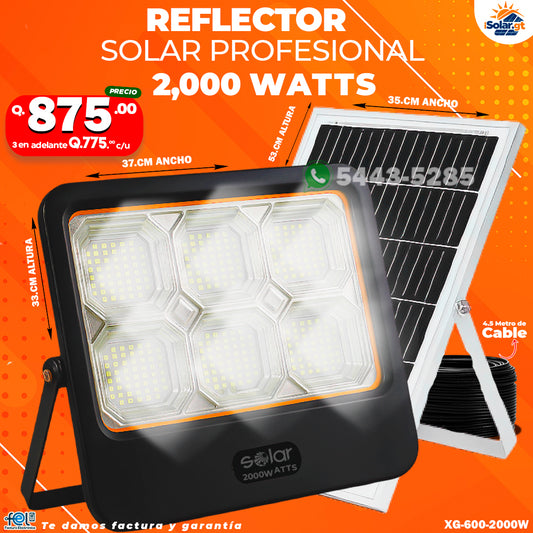 Reflector Solar de 2000W ⚡
