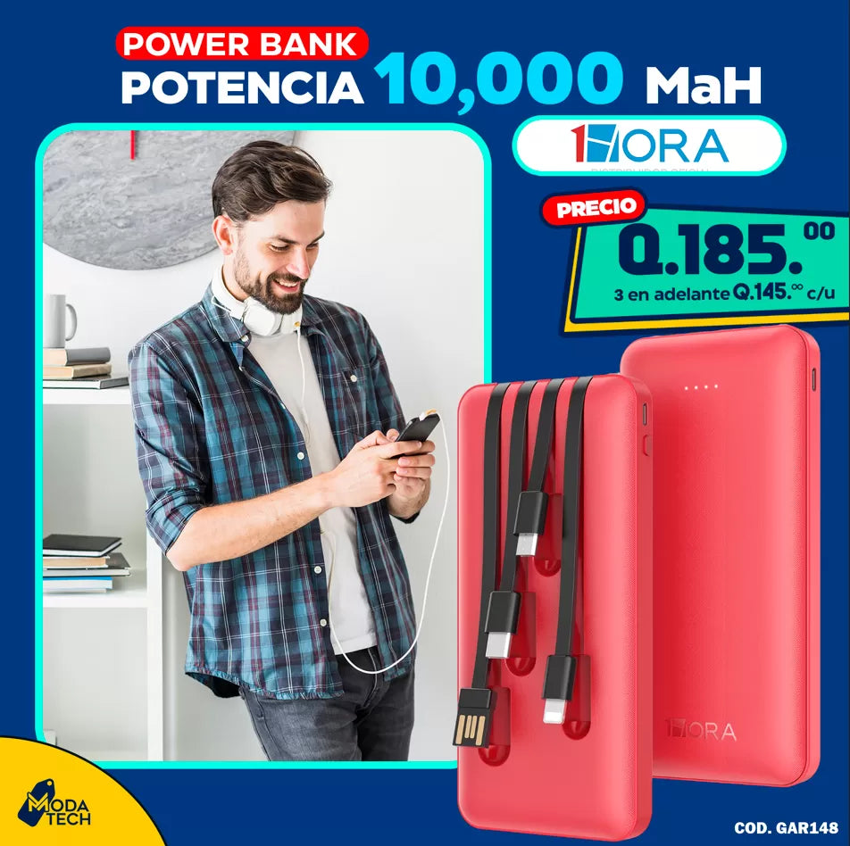 Power Banks de Potencia de 10,000mAh