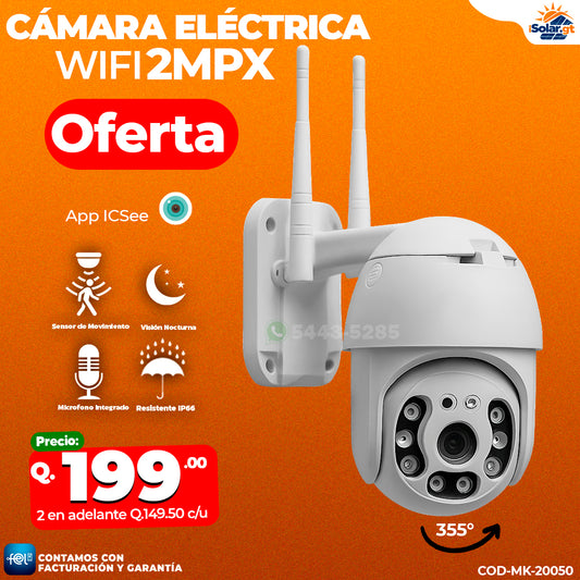 Cámara Wifi de 2 Mega Pixeles 📷