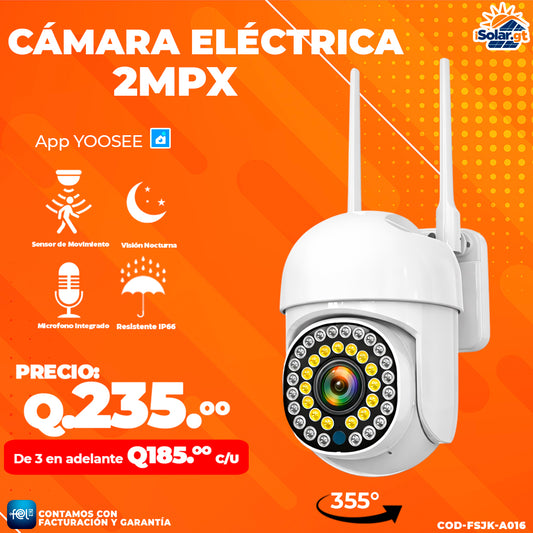 Cámara de Seguridad Wifi de 2MPX