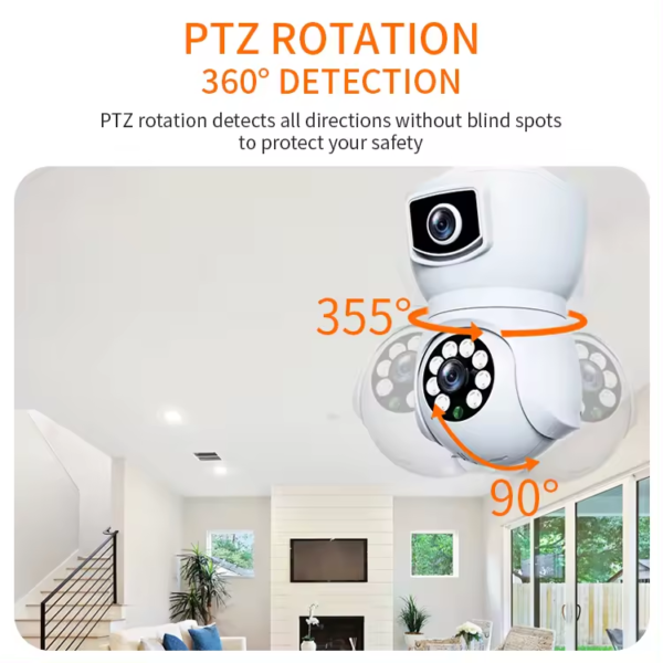 Cámara Para Interiores Wifi tipo Robot