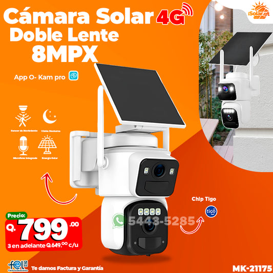 📹☀️ Cámara Solar 4G – 8MPX (Eficiente)