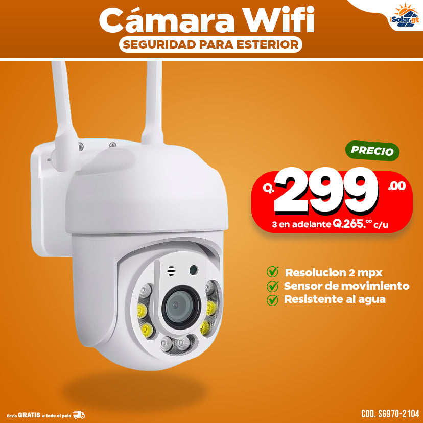 camara de vigilancia wifi para exteriores