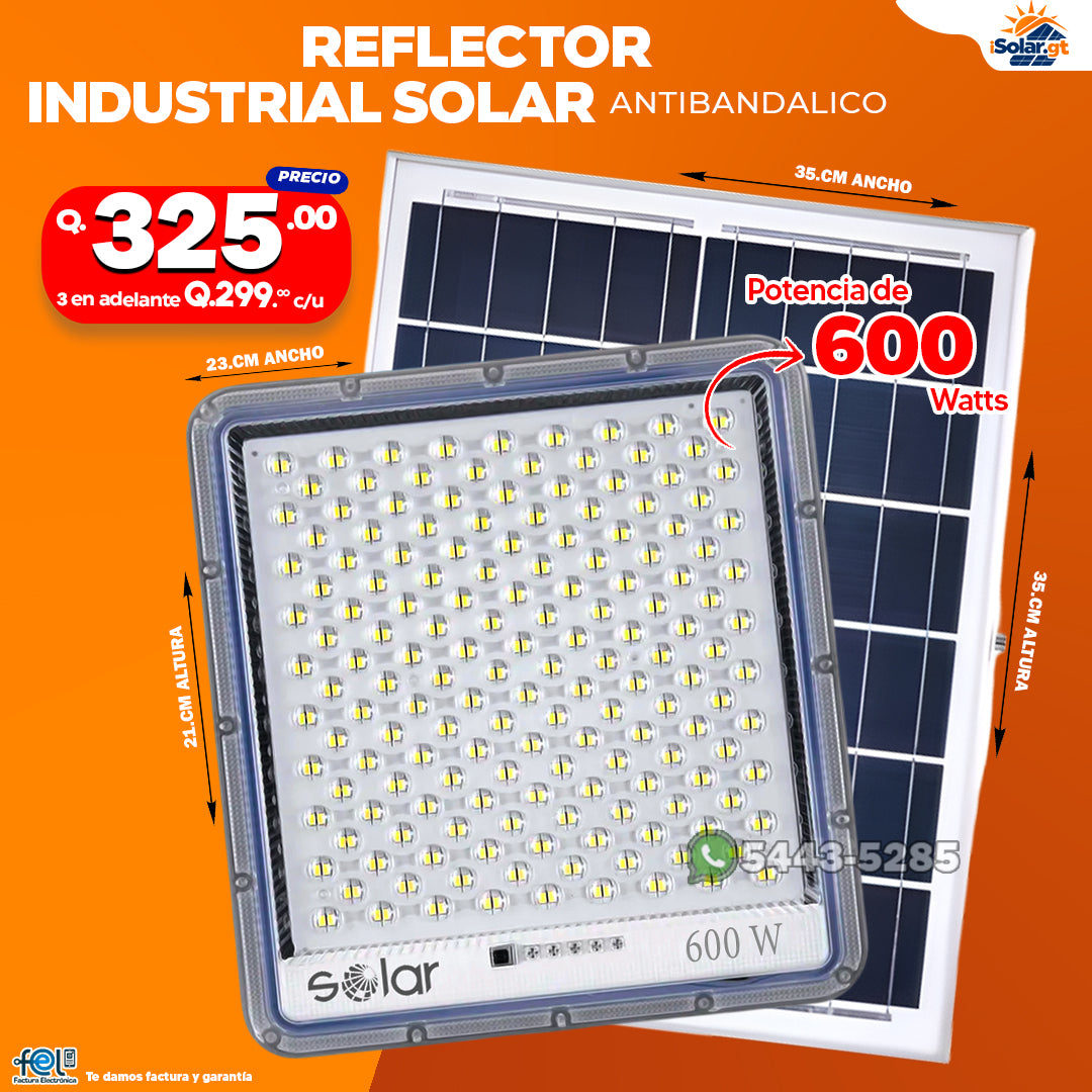 Reflector Industrial Solar dde 600 Watts