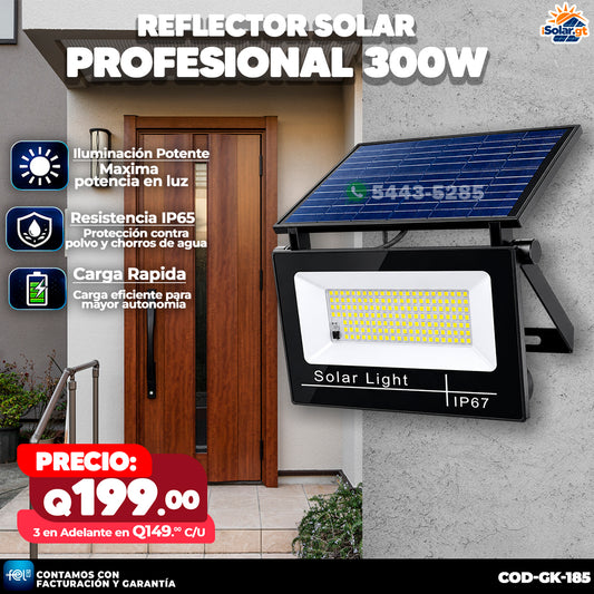Reflector Solar Portatil - 300 watts ⛅