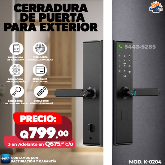 🔐 Cerradura Inteligente MOD. K-0204
