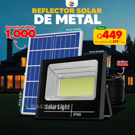 Reflectores Solares de Metal 1,000 watts