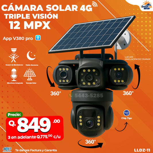 📹☀️ Cámara Solar 4G – 12MPX