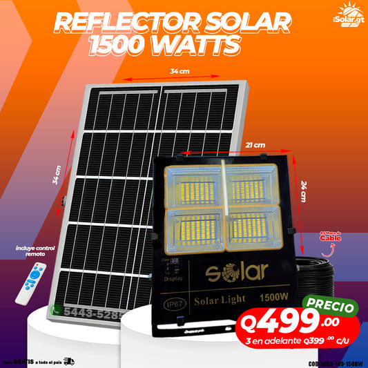 Reflector Solar de 1500 Watts