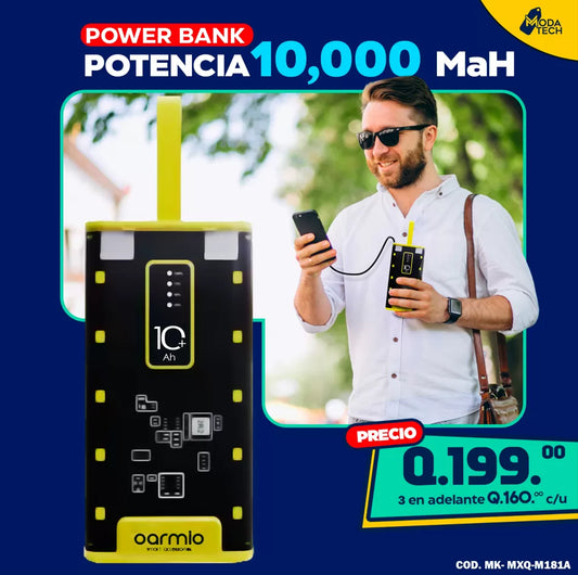 Power Bankss de Potencia de 10,000mAh.