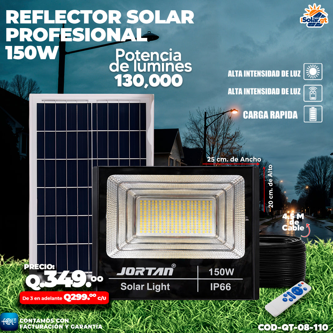 💡 Reflectores Solares Profesionales Industriales Jortan ☀️