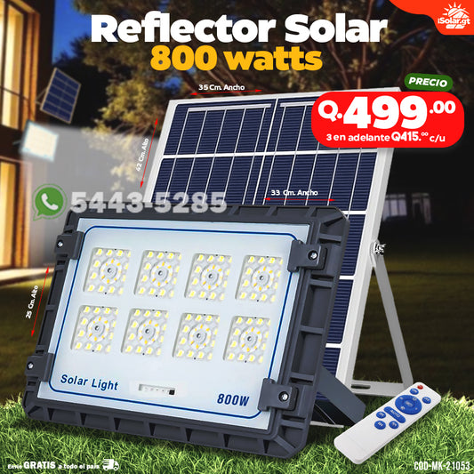 Reflector Solar con panel por aparte - 800 watts