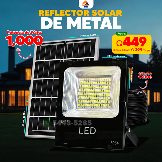 Reflectores Solares Metal de 1,000 watts
