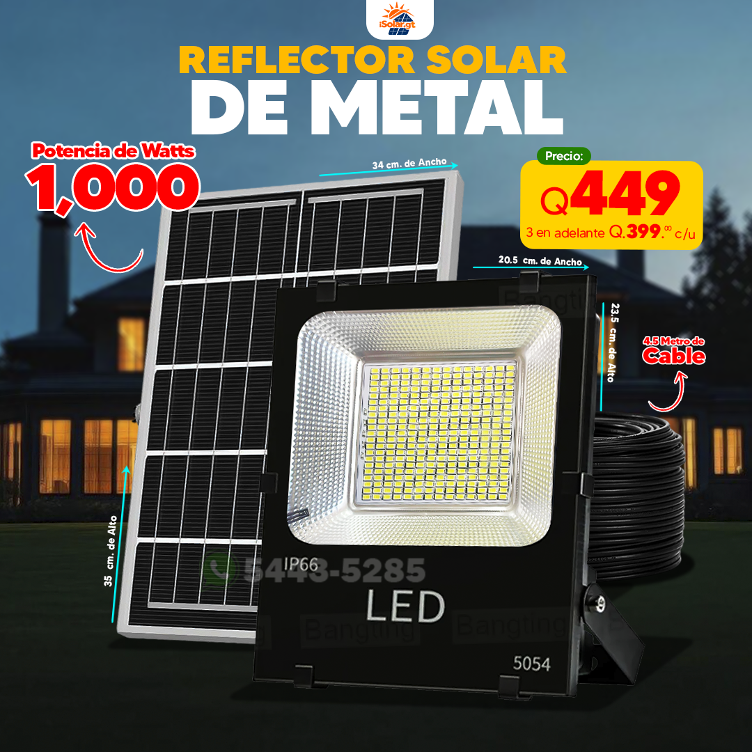 Reflectores Solares de Metal