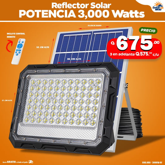 ☀️ Reflectores Solares Profesionales 3,000 watts (Gran Calidad) ☀️