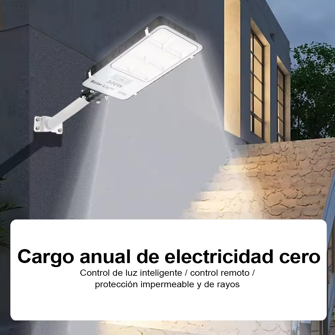 Alumbrados Solares Profesionales Industriales con Panel solar 600 watts