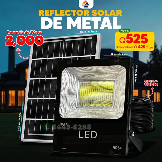 Reflectores Solares Metal de 2,000 watts