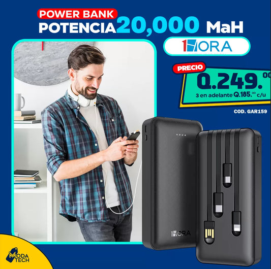 Power Banks de Potencia de 20,000mAh