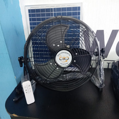 Ventilador Recargable Solar / Eléctrico