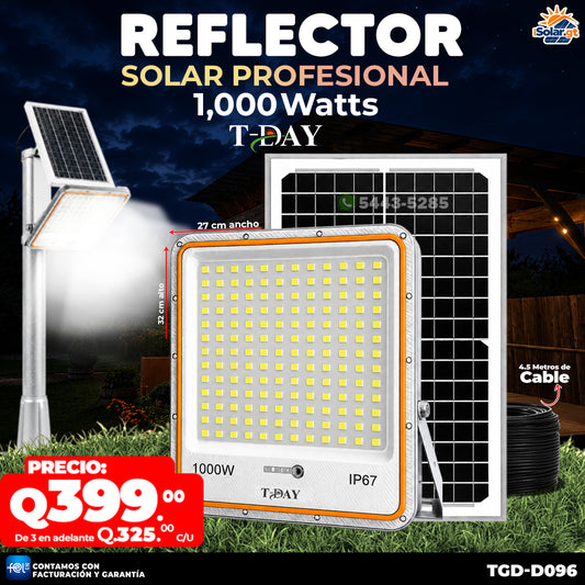 💡 Reflector Solar Profesional 1,000W ☀️🔋