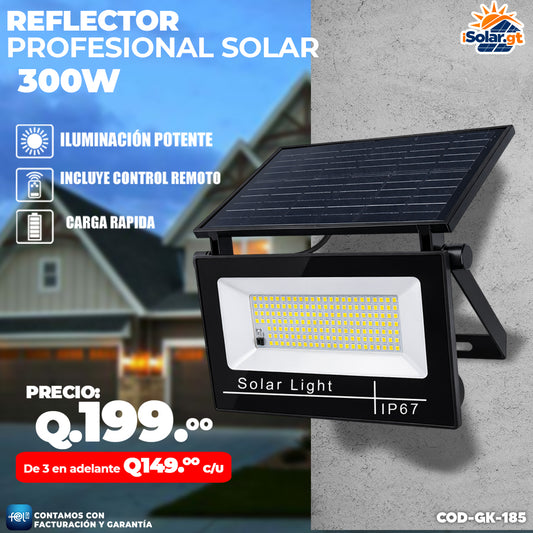 Reflector Solar Portatil - 300 watts ⛅
