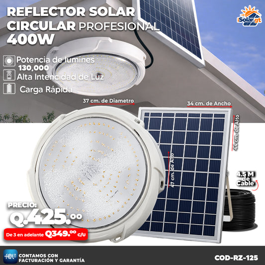 💡☀️ Reflector Solar Circular Profesional de 400W ☀️💡