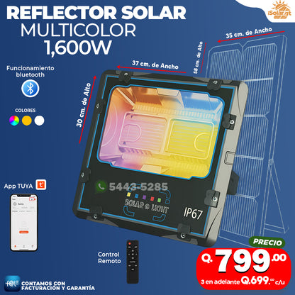 Reflector Solar Multicolor 1,600W ⚡