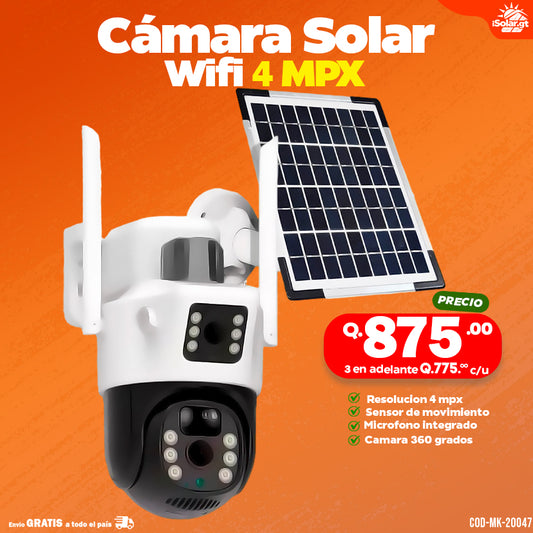 camara solares para exteriores