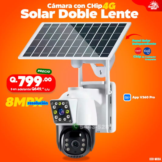 Camara con Chipp g4 Solar