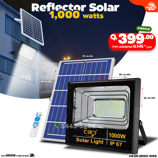 Reflectores solares de 1000 watts