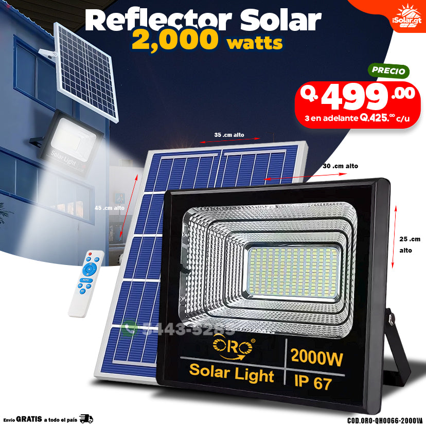 Reflectores solares Profecionales con gran potencia