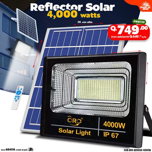 Reflectores solares de 4000 watts