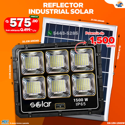 Reflector Industrial Solar de 500- 1000 -1500 -2000 - 3000 -4000 Watts, Resistente 💪🔆🌞✨🔦