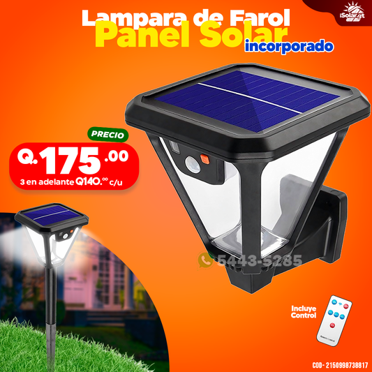 Lampara de Farol Solar