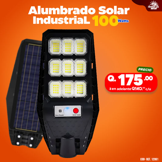 Alumbrado Industrial Solar - 100 watts
