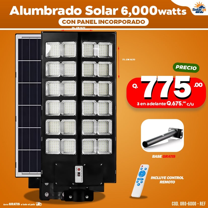 Alumbrados Solares Profesionales de Gran Potencia